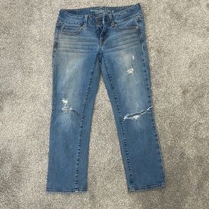 American Eagle Artist Crop Jeans Size 4 Regular